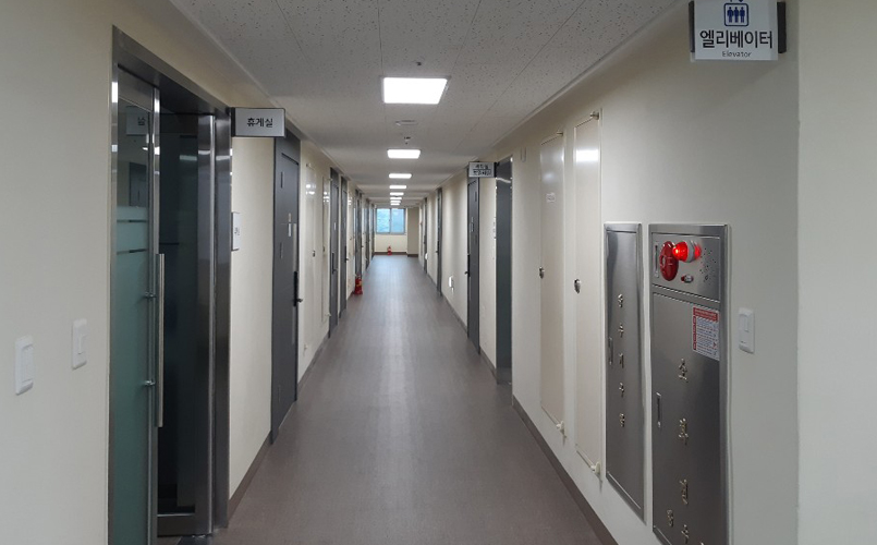 생활관 복도